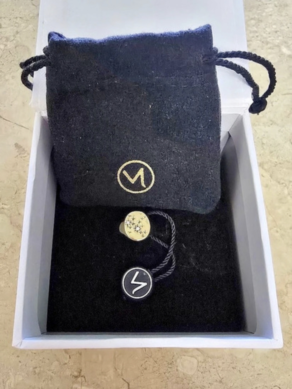 Mejuri Sagittarius Zodiac Signet Ring 18k Gold Vermeil Size 7